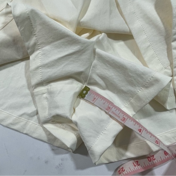 New Calia Woven Paperbag Skort Size XXL Unbleached High Rise - Picture 4 of 7